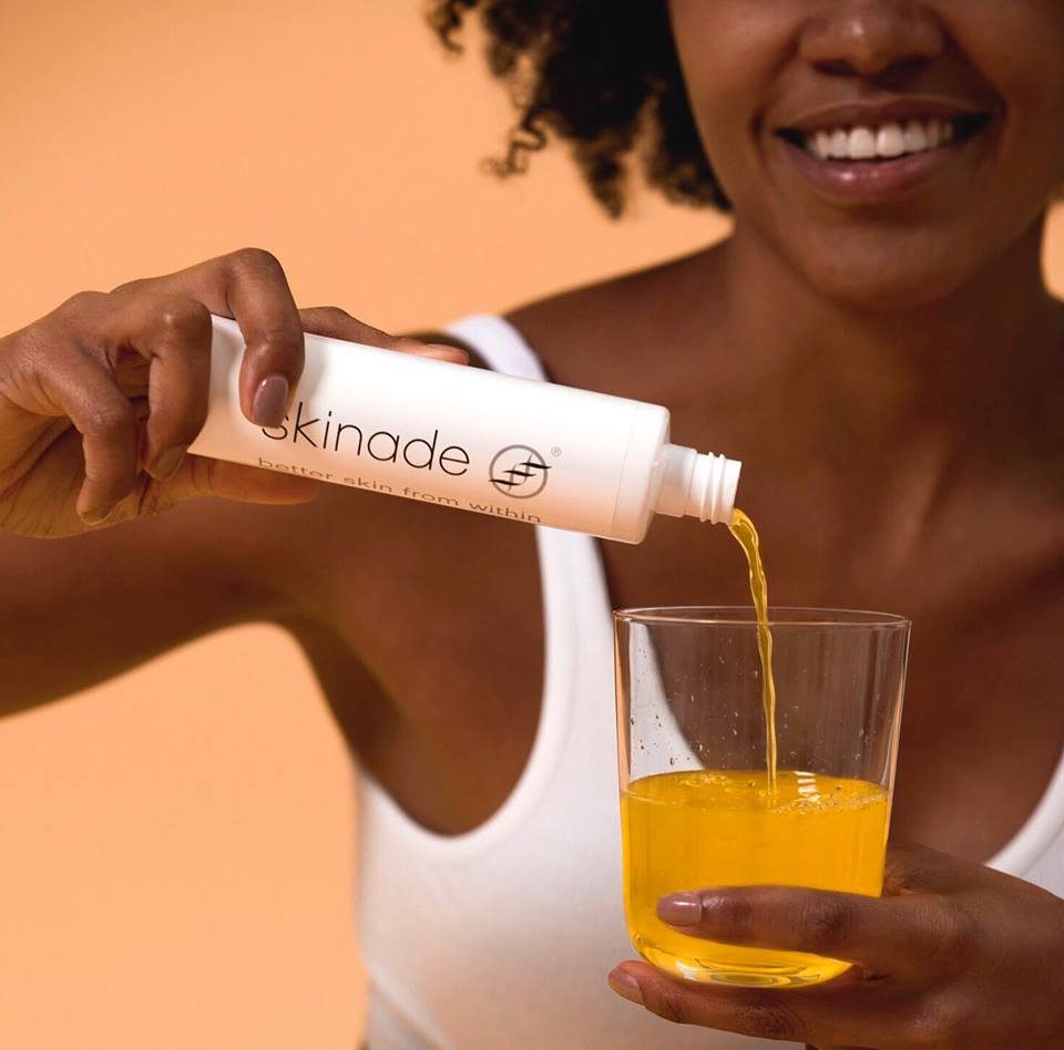 Skinade Collagen Drink 30 Day Supply - Peach & Mangosteen Flavor