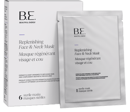 Cynosure Lutronic B.E. Beautiful Energy Replenishing Face & Neck Mask - 6 Pack